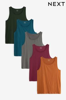 Rich Red/Green/Blue Vests 5 Pack (Q63697) | €34