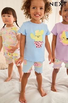 短睡衣3件組 (9個月至10歲) (9個月至10歲)