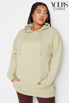Yours Curve Brown Light Overhead Hoodie (Q63822) | €12