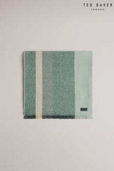 Ted Baker Green  Alfredy Striped Woven Scarf (Q63829) | ₪ 251