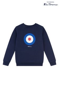 Ben Sherman Boys Blue Target Crew Neck Sweatshirt (Q63933) | €23 - €27