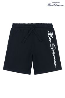 Ben Sherman Boys Signature Sweat Black Shorts