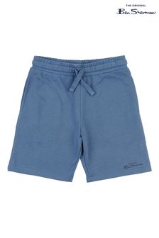 Ben Sherman Boys Blue Script Sweat Shorts (Q63967) | ￥2,640 - ￥3,170
