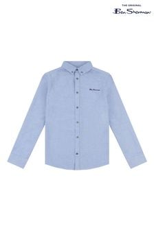 أزرق - قميص أكسفورد أبيض للأولاد من Ben Sherman (Q63990) | 111 د.إ - 133 د.إ