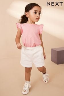 White Broderie Shorts (3mths-7yrs) (Q64161) | AED29 - AED39