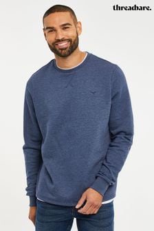 Threadbare Blue Crew Neck Sweatshirt With Mock T Shirt (Q64235) | 62 zł