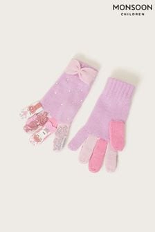 Monsoon Glitzernde Handschuhe mit originellem Einhornmotiv (Q64241) | 20 €