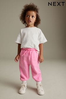 Fluro Pink Plain Joggers (3mths-7yrs) (Q64245) | AED34 - AED44