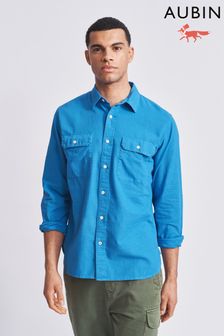 Синий - Рубашка с двумя карманами Aubin Appleton (Q64311) | €118