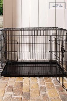 Lords and Labradors Black Heavy Duty Deluxe Dog Crate (Q64388) | €85 - €141