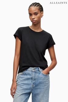 AllSaints Black Anna T-Shirt (Q64547) | AED233