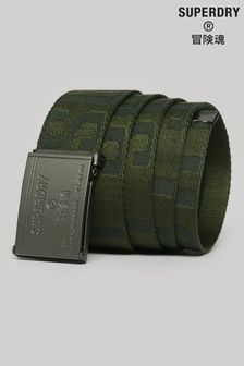 Superdry Green Webbing Belt (Q64612) | AED111