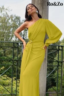 Ro&Zo Yellow Trim Detail Dress (Q64627) | LEI 1,068