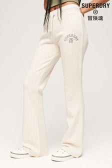 Nude - Pantalones de chándal acampanados básicos Athletic de Superdry (Q65308) | 65 €