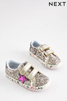 Gold Wide Fit (G) Star Trainers (Q65791) | EGP578 - EGP669