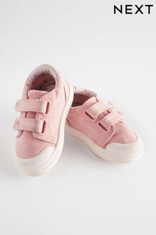 Pink Wide Fit (G) Machine Washable Trainers (Q65839) | €22 - €25