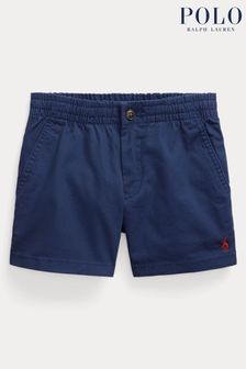 Bleumarin - Pantaloni scurți cu țesătură diagonală din material Twill Polo Ralph Lauren Polo Prepster Flex (Q65861) | 448 LEI - 472 LEI