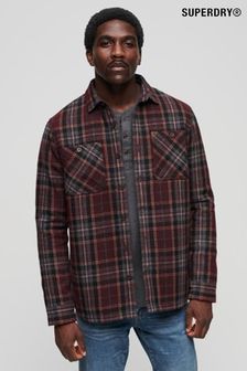 Superdry Brown The Merchant Store Moleskin Overshirt (Q65975) | AED416