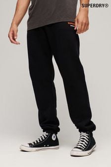 Czarny - Joggery Superdry Odzież sportowa ze zwężanymi nogawkami z Spodnie do biegania (Q66012) | 345 zł