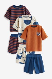 Short Sleeve 3 Pack Pyjamas Set (9mths-12yrs)