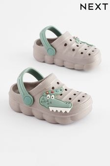 Grey Crocodile Clogs (Q66095) | $14 - $19