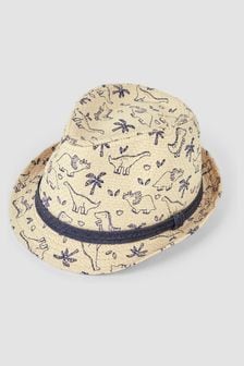 JoJo Maman Bébé Cream Trilby Hat (Q66364) | $24