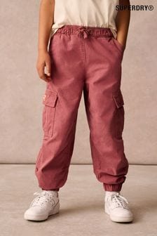 Superdry Rose Pink Cargo Trousers (Q66469) | $60 - $63