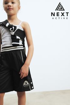 Black Sport Badge Shorts (3-16yrs) (Q66741) | €17 - €24