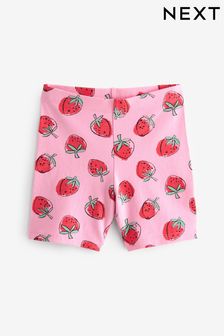 Red/Pink Strawberry Heart Print Cycle Shorts (3-16yrs) (Q66765) | 6 € - 9 €