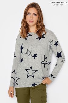 灰色和黑色 - Long Tall Sally星星印花套衫 (Q66809) | NT$1,260