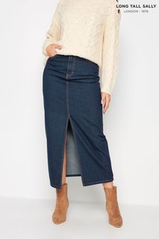 Long Tall Sally Blue Front Split Skirt (Q66825) | CA$106