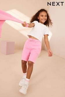 Fluro Pink Bermuda Jersey Shorts (3-16yrs) (Q66857) | NT$310 - NT$530