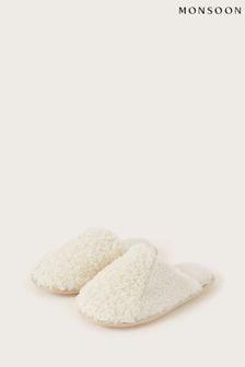 Monsoon Natural Boucle Mule Slippers (Q66936) | 19 €