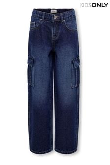 ONLY KIDS Wide Leg Cargo Jeans (Q67071) | $55