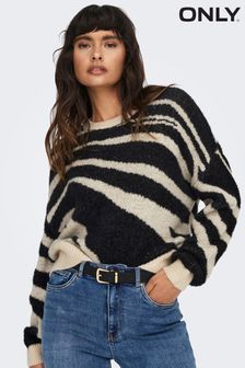 Only Flauschiger Strickpullover Jacquard-Muster (Q67109) | 56 €