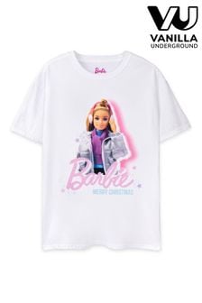 Vanilla Underground White Barbie Ladies Xmas T-Shirt (Q67120) | SGD 41