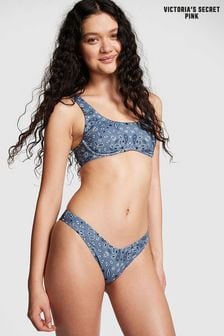 Victoria's Secret PINK Midnight Navy Blue Bandana Brazilian Bikini Bottom (Q67150) | €37