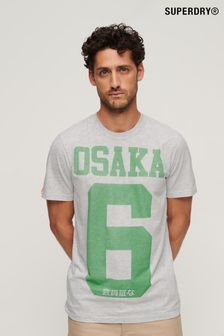 Superdry Grey Osaka 6 Marl Standard T-Shirt (Q67171) | €46