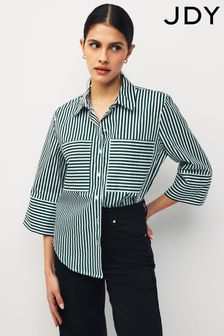 JDY Green Striped Relaxed Fit Shirt (Q67311) | 46 €