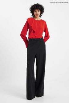 French Connection Echo Crepe Full Length Trousers