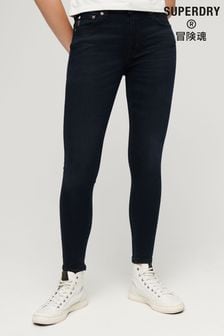 Superdry Black Organic Cotton Vintage Low Rise Slim Flare Jeans (Q67416) | 100 €