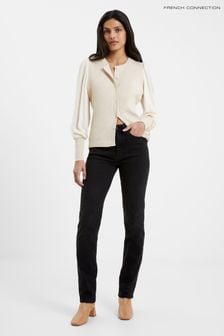 French Connection Krista Mix Long Sleeve Cardigan (Q67419) | ₪ 327