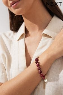 Red Bead Stretch Bracelet (Q67676) | 19 €