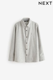 灰色 - 柔軟法式襯衫 (3-16歲) (Q67774) | NT$620 - NT$840