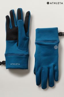 Blue - Athleta Softshell Gloves (Q67817) | kr660