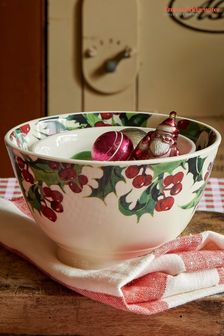Emma Bridgewater Cream Holly Medium Old Bowl (Q67884) | $109