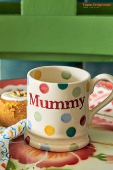 Emma Bridgewater Cream Polka Dot Mummy 1/2 Pint Mug (Q68061) | $49