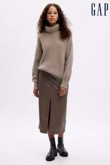 Brown - Gap pulover s puli ovratnikom Cashsoft (Q68115) | €68