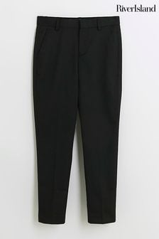 River Island Black Boys Tuxedo Trousers (Q68168) | €29