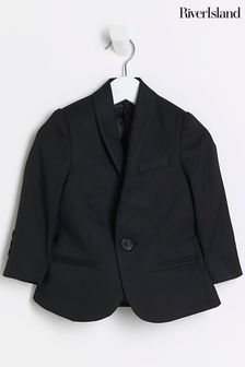 River Island Black Boys Tuxedo Blazer (Q68197) | €53